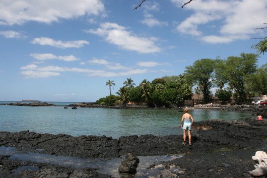 Ahihi Kinau Reserve with Steven Tyler's house in the background
