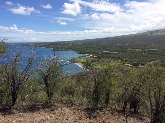 View toward Wailea from Pu'u Olai