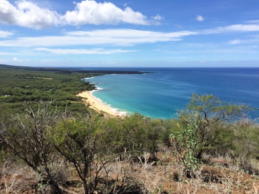 Big Beach as seen from Pu'u Olai